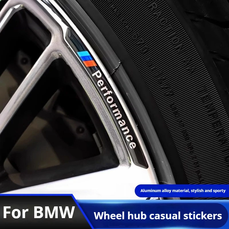 Фото Новые виниловые наклейки на тормозные суппорты (4 шт.) для BMW M Power X1 X3 X4 X5 X6 E30 E38 E39 E46 E60 E61 E90 E70 E83 X5 F45 G60 (2026 год) №1