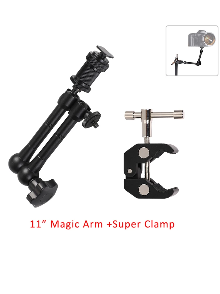 Регулируемый шарнирно-сочлененный кронштейн для камеры 7/11 дюймов магический