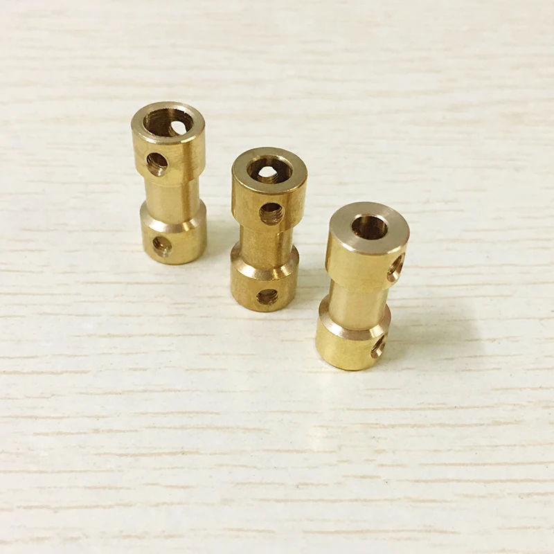 Латунная стандартная связь зеркальный разъем преобразователь вала двигателя 2/2