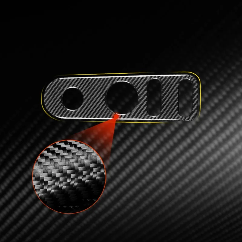 Фото Наклейка из настоящего углеродного волокна для Seat Leon Altea 2005 2006 2007 2008-2010 2011 2012 для Toledo 2005-2009 LHD RHD автомобильный дверной замок шестерни №4