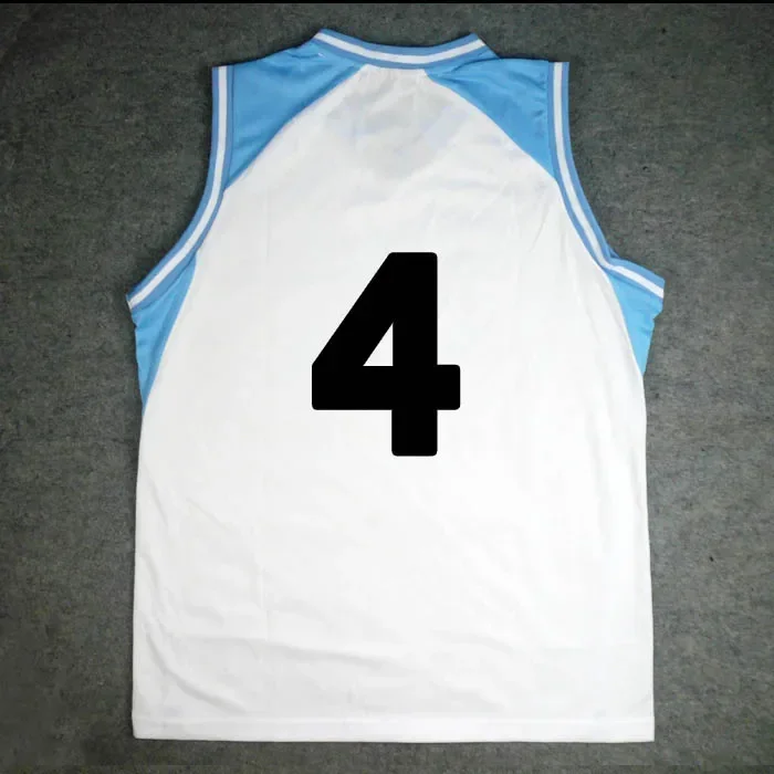 Аниме КУРОOKO'S BASKETBALL Kuroko No Basuke Косплей Rakuzan School # 4 Баскетбольная майка Акаши