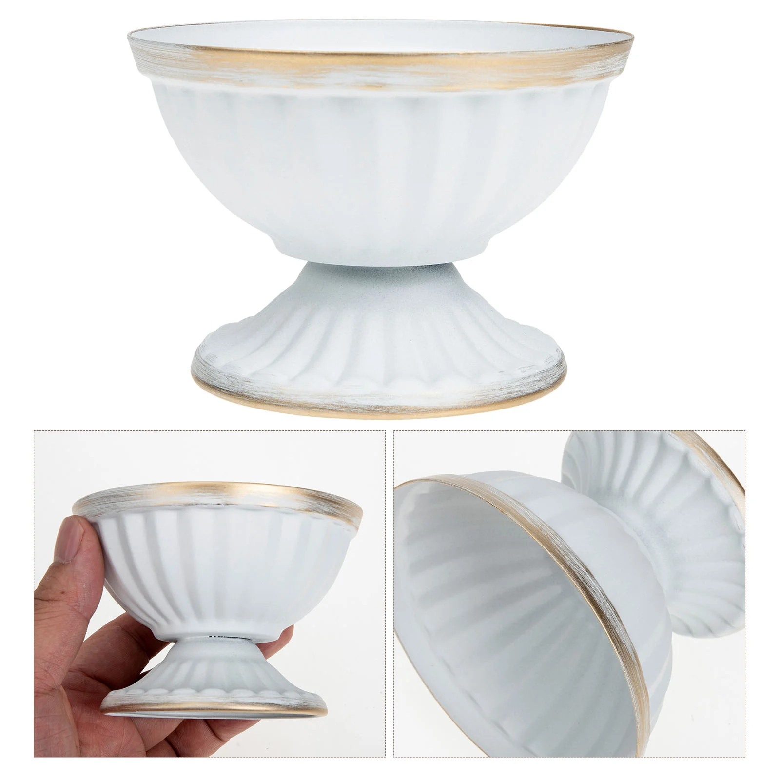 

Vase Flower Urn Pot Wedding Planterfloral Container Copper Metal Holder Floating Retro Vintage Table Arrangement Traditional