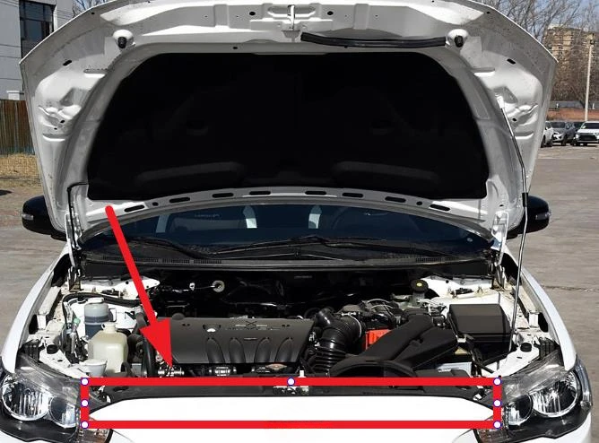 

1 шт. резиновый уплотнитель капота для Lancer CY CX 5902A067 2007-2020, уплотнитель капота с зажимами для Evo 10 X 5902A096 5902A078