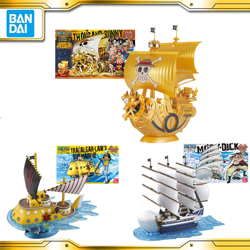 

Anime One Piece Pirate Ship Assembled model Going Merry Thousand Sunny 15th/20th Anniversary Edition Marine Ship Assembled Model