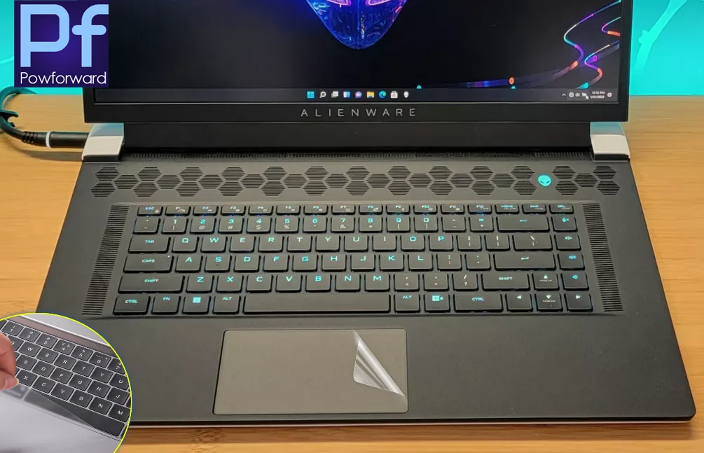 Матовая пленка для сенсорной панели 2023 2022 Alienware X14 R1 R2 X15 X16 X17 Защитная Наклейка