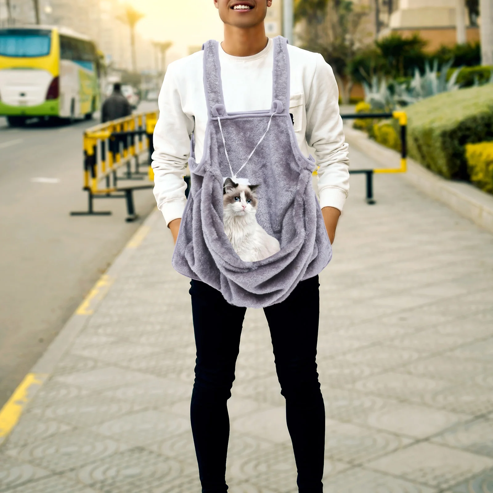 Purse Backpack Dog Holding Apron Harness Small Dogs Pet Holding Bag Mochila De Pet Sleeping Apron Sling Bag