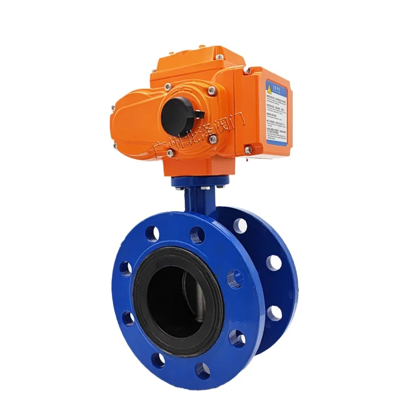 Электрическое мягкое уплотнение фланцевый клапан-бабочка модель 16Q