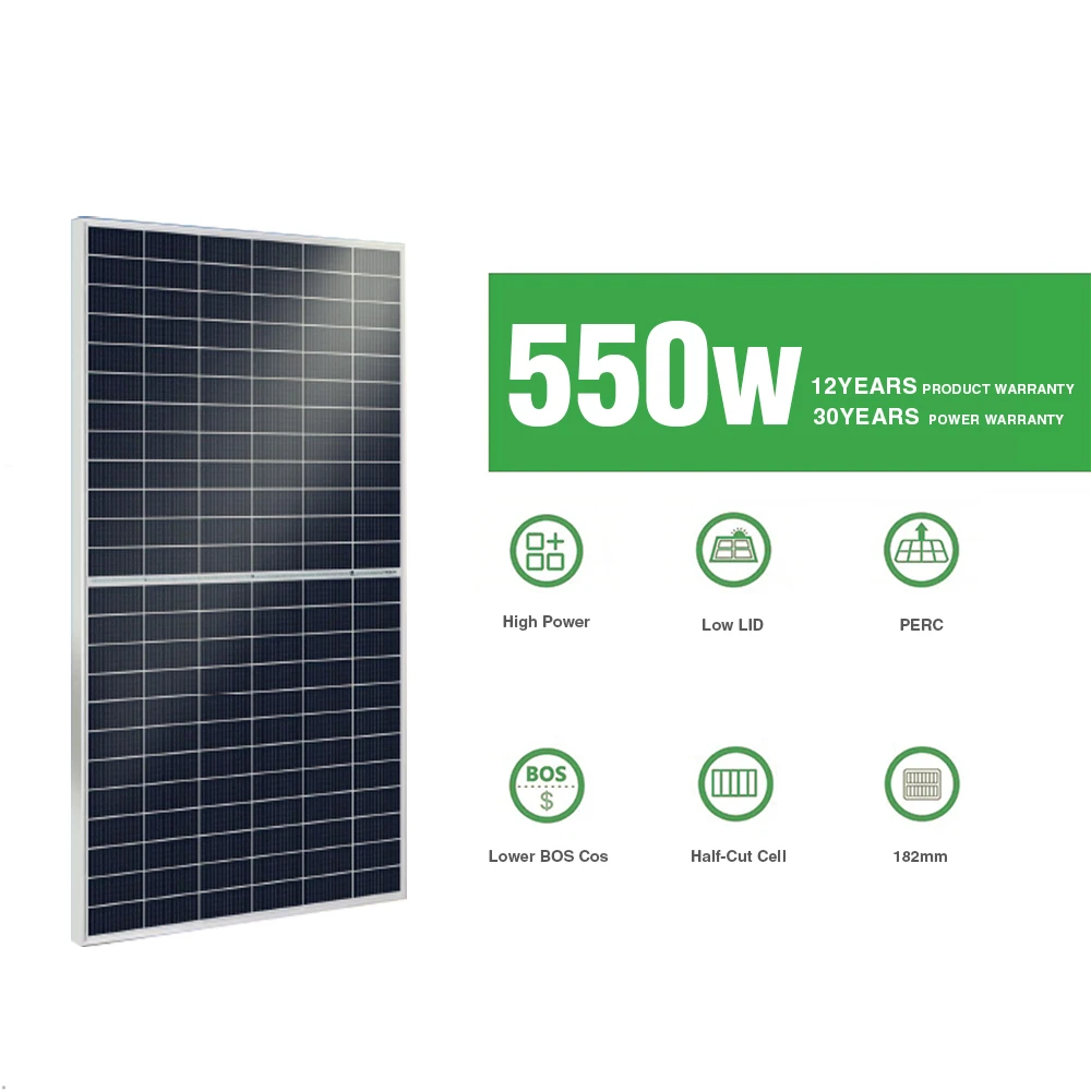 Solarplatten placa солнечная батарея 400w 600w монокристаллический модуль 500w 48v полностью