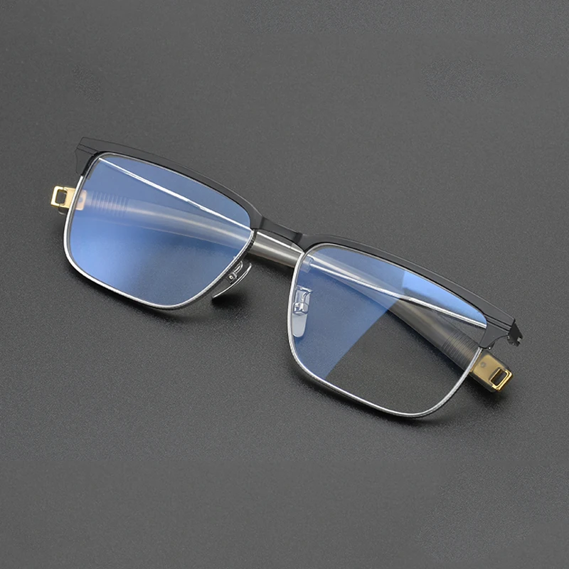 Оправа для очков титановая мужчин и женщин винтажная квадратная рецептурная