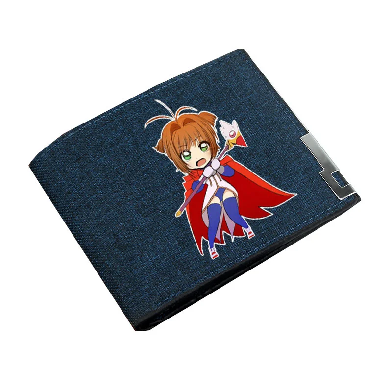 

Кошелек с мультипликационным рисунком для мальчиков и девочек, кошелек с рисунком из аниме-игры, кошелек сакуры, Подростковый холщовый коше...