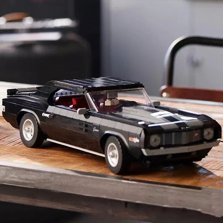 

Новинка 2022, совместим с 10304 Camaro Z28, модель автомобиля, строительный блок, набор скоростных кирпичей, игрушка, рождественские подарки