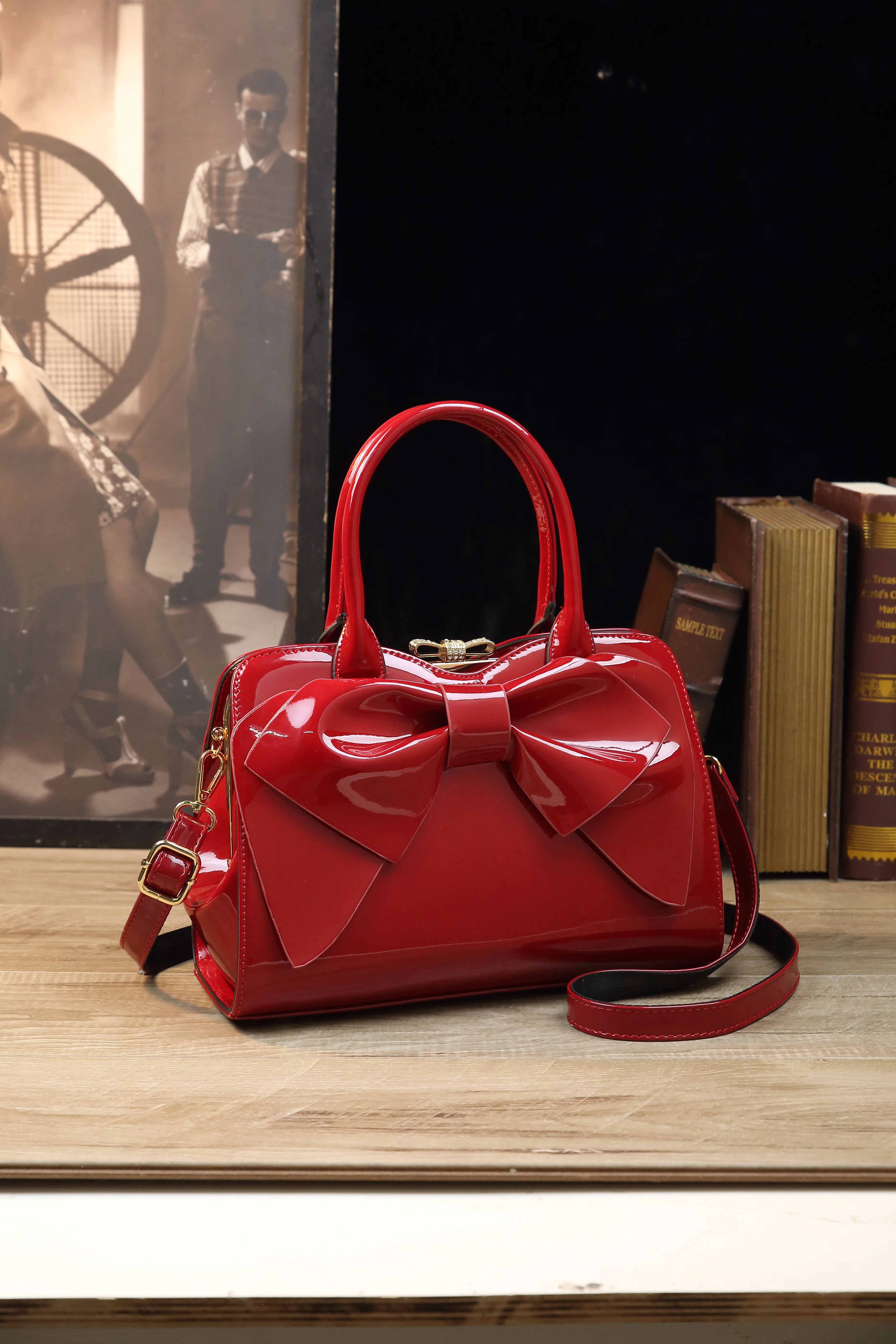 Women's Bag Street Pop Bag Bow Style Fashion