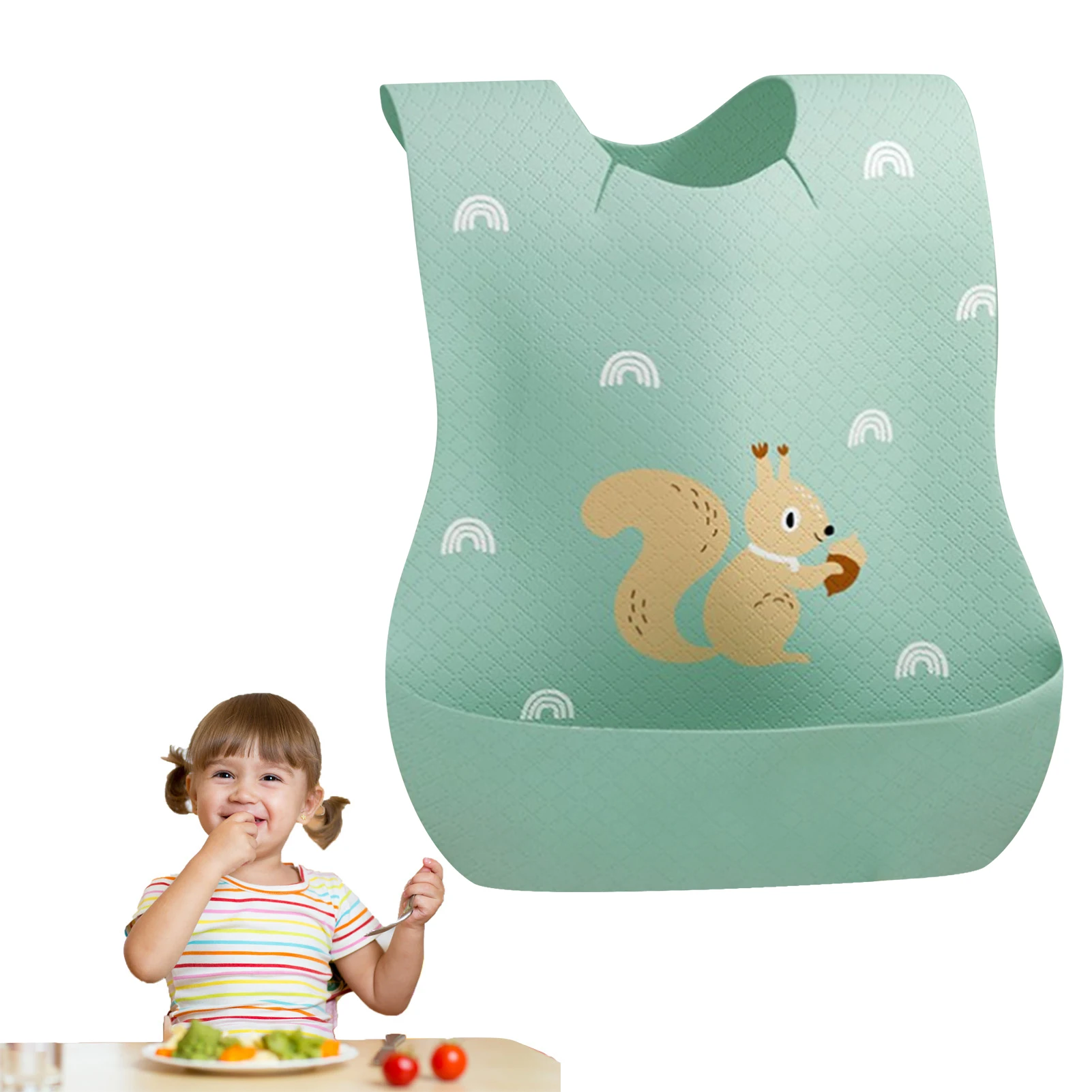 

One Time Use Bibs For Kids Adjustable Leakproof Toddler Bibs Adjustable Single Use Travel Bibs With Individual Package For