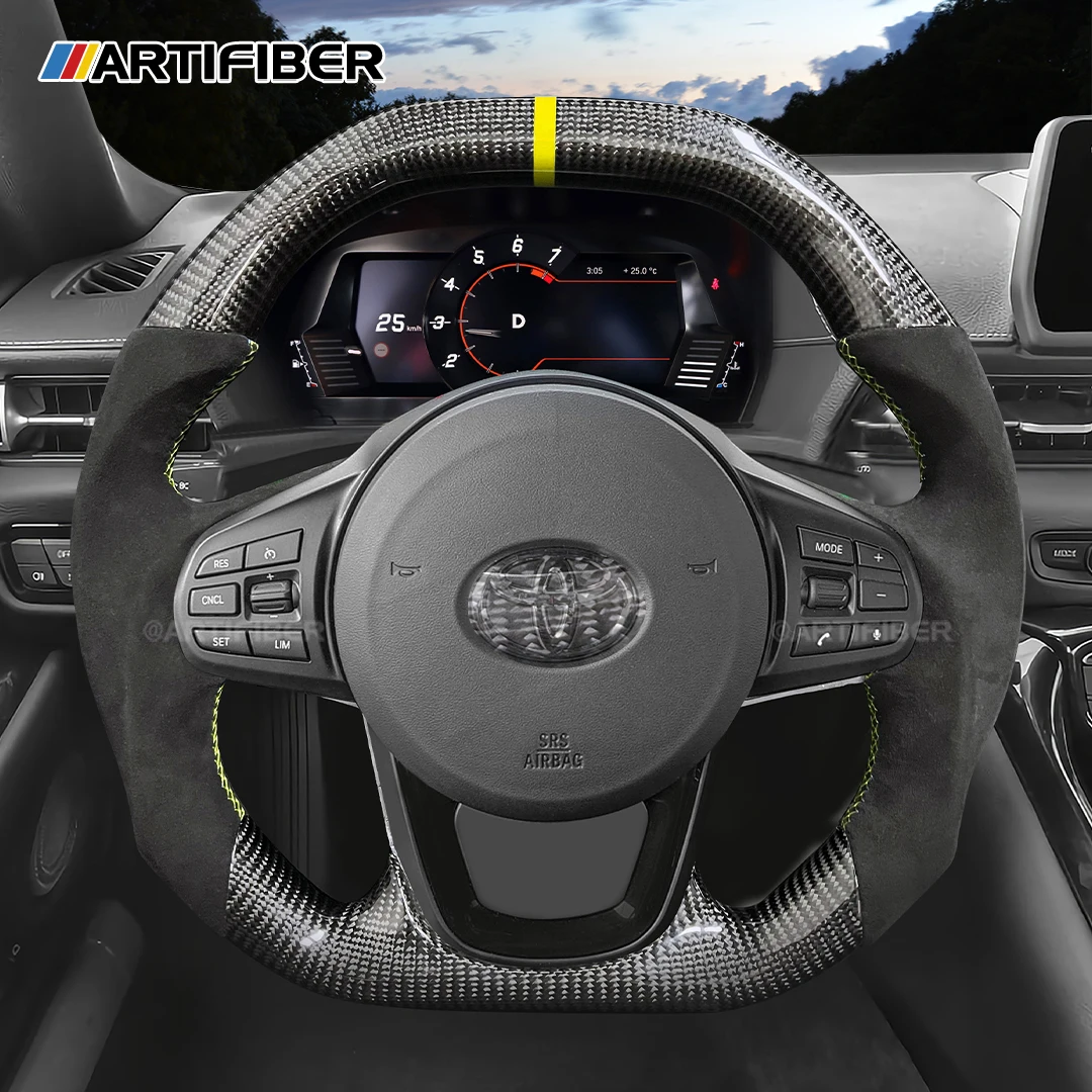 

100% Real Carbon Fiber Steering Wheel for TOYOTA Supra CF
