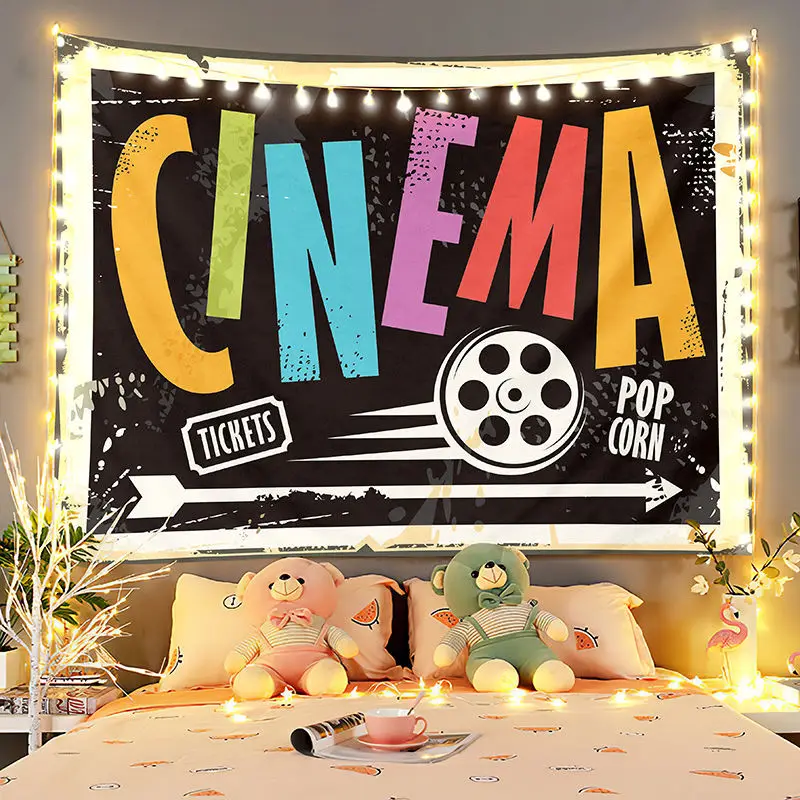 

Wall Hanging Illustration Hanging Tapestry Aesthetic Japanese Tapisserie Blankets Ins Art Wall tapestry Decoration Mural cute
