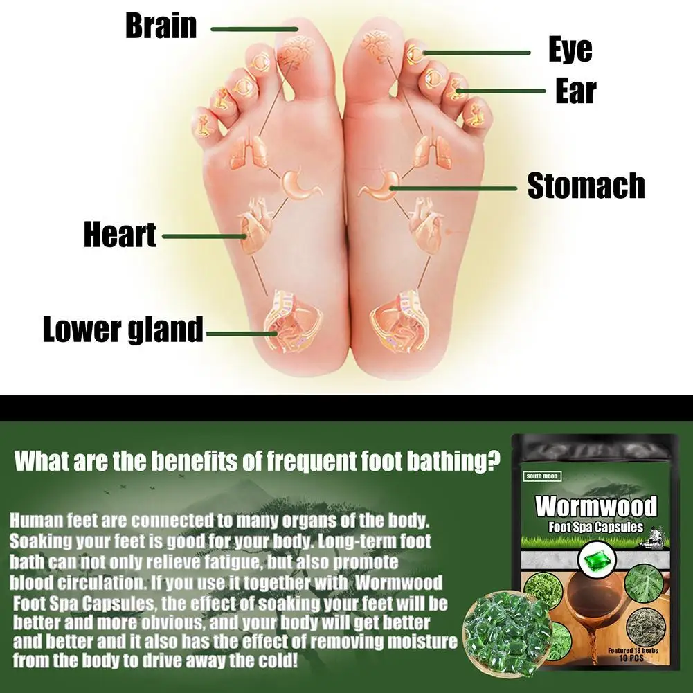 10 шт. капсулы для ног Детокс-терапии |