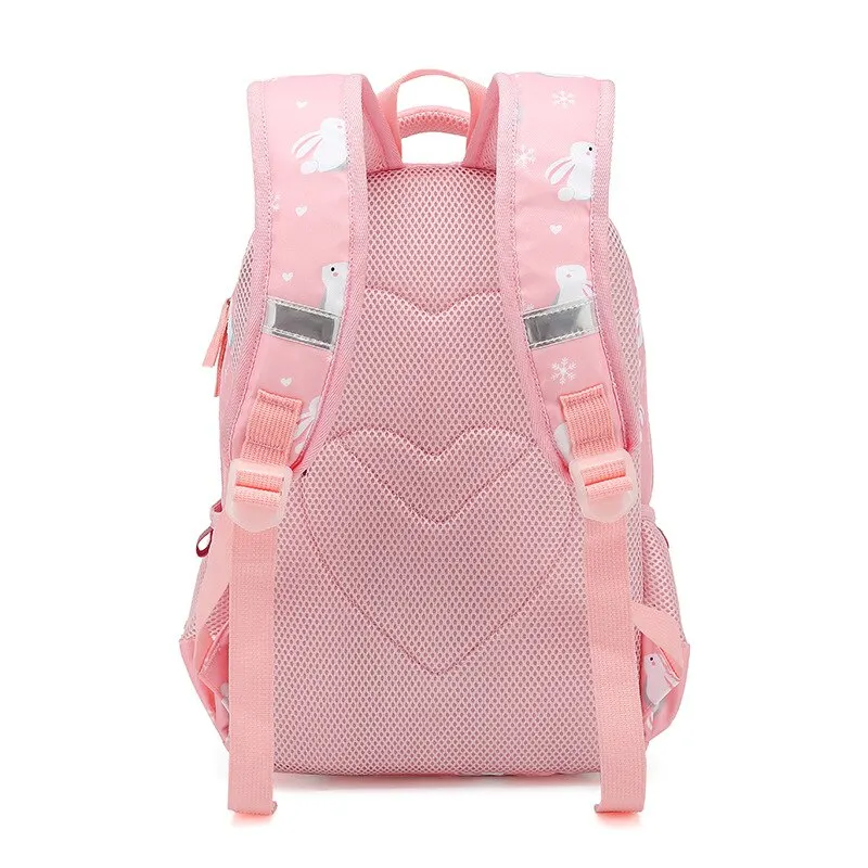 SKAEFIO Cute Children School Bags 3-10 Years Old for Boy's Pink Backpacks Girls Kindergarten Kid Lightweight Waterproof 2022 New