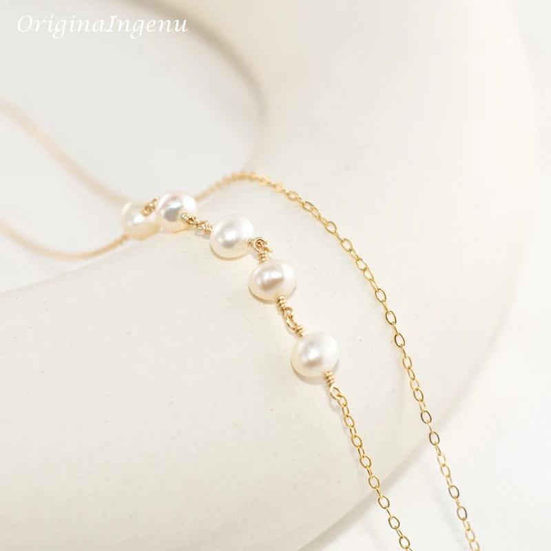 

14K Gold Filled Y Necklace Natural Pearl Necklace Tassel Choker Handmade Pendants Collier Femme Kolye Collares Boho Earrings