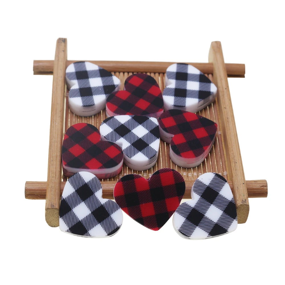 2024 шт. силиконовые шарики для ручек в форме сердца