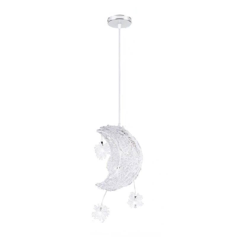 

Modern Stars and Moon Chandelier Nordic Creative Children's Room LED Bedroom Study Simple Staircase Decoration Light Fixtures