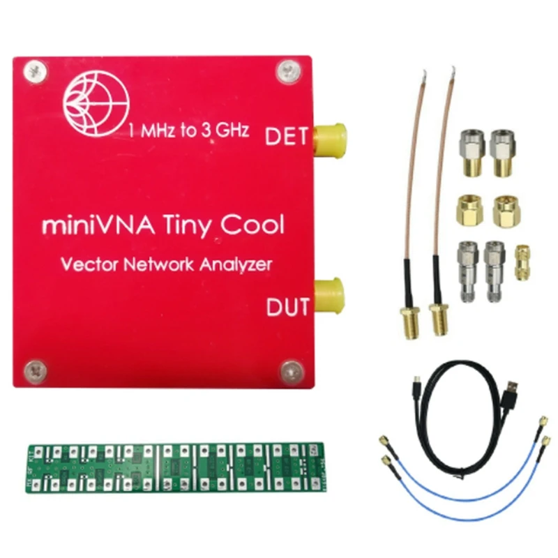

Minivna Tiny Cool Vector Network Analyzer 1Mhz-3Ghz Signal Generator For Bluetooth WIFI 2.4G Antenna Test