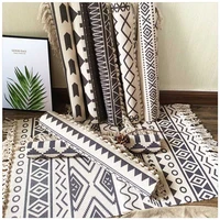 cotton soft tassel home carpets for living room bedroom decorate home carpet floor door mat nordic cotton linenarea rug mats