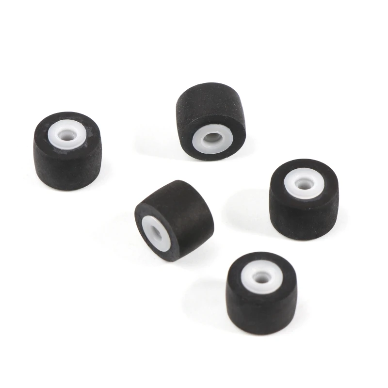 

5Pcs 10.5x7.9x2mm Black Rubber Bearing Roller Guide Pulley Bearing Wheel Pinch Roller Music Recording Equipment