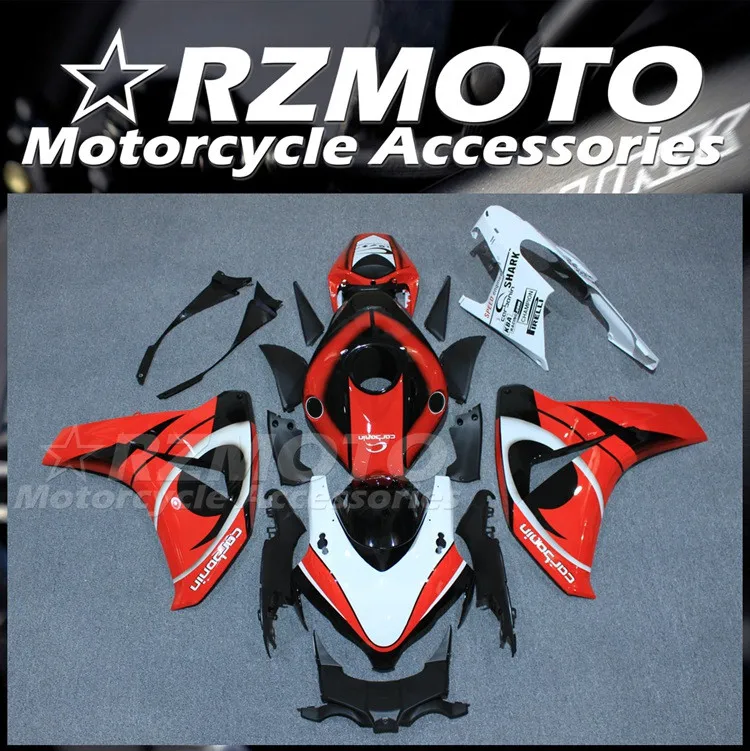 

Новинка, обтекатели для мотоцикла, подходят для HONDA CBR1000RR 2008 2009 2010 08 09 10 11, кузов красного и белого цвета