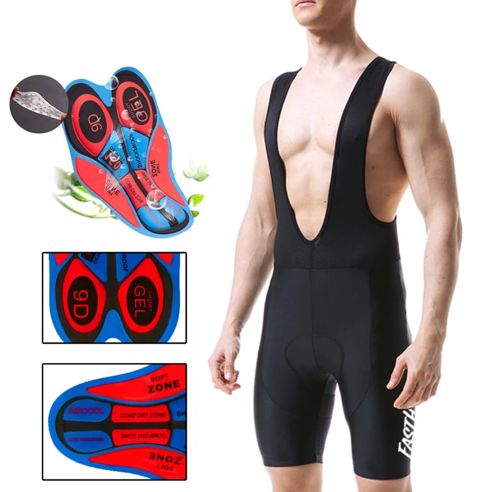 

FASTHOUSE Cycling Bibs Shorts Mountain Bike Breathable Men's Padded Bike Tights 9D Man Pro Licra Bicycle Shorts MTB Clothes