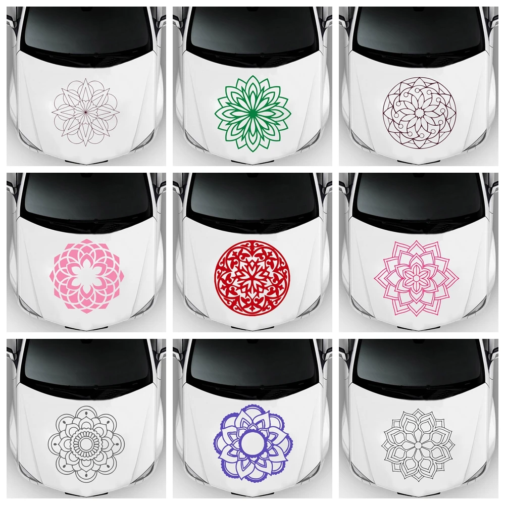 Бесплатная доставка Мандала Цветы автомобиля обертывание для мотоцикла тела