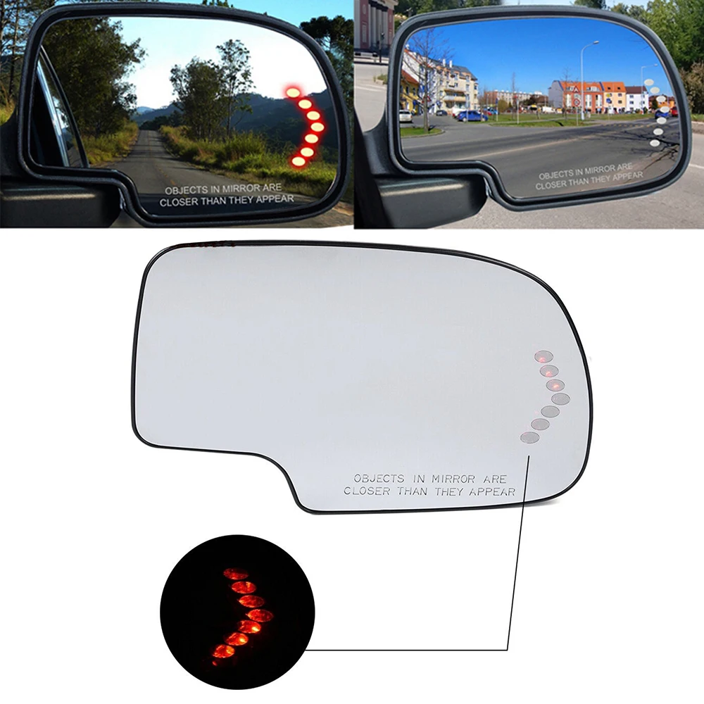 

Зеркало ЗАДНЕЕ ЛЕВОЕ и правое с подогревом для Chevrolet GMC Cadillac 2003, 2004, 2005, 2006, 2007, 88944391, 88944392