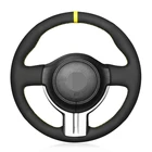 Противоскользящая черная замша из натуральной кожи для Toyota 86 2012-2015 Subaru BRZ 2012-2015 Scion FRS