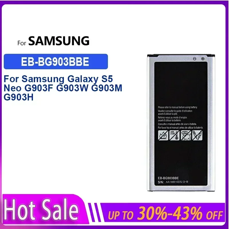 Сменный аккумулятор емкостью 2800 мАч EB-BG903BBE для Samsung Galaxy S5 Neo G903F G903W G903M G903H