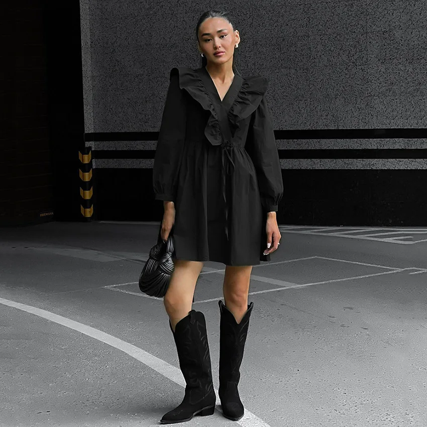 

Spring and Summer New Fashion Feminine Style High Waist A-line Skirt Commuter Slim Dress with High Sense and Small Crowd