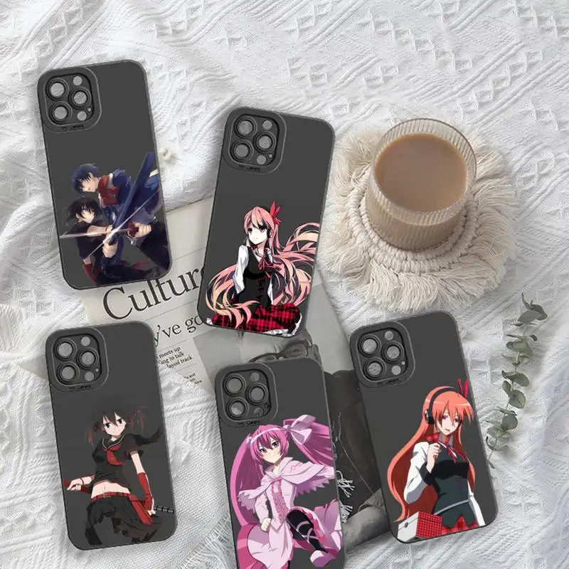 

akame ga kill anime Phone Case For iPhone 13 12 11 Pro MAX Mini X XS XR 7 8 Plus Camera Lens Liquid Silicone