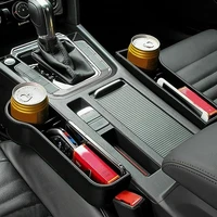 left right auto car seat crevice plastic storage box cup phone holder organizer