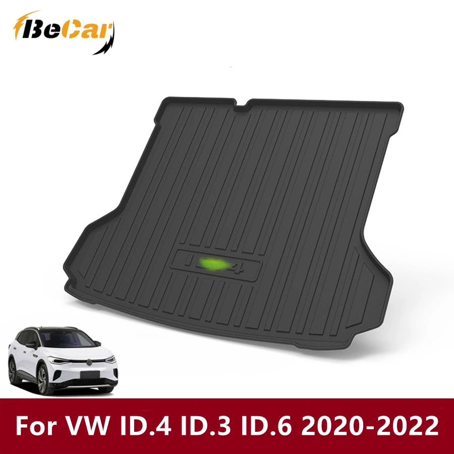 

For VW ID.4 CROZZ ID3 ID.6 2020-2022 TPE 3D Waterproof Durable Trunk Tray Cargo Mat ID4 ID.3 All-weather Cargo Protector Liner