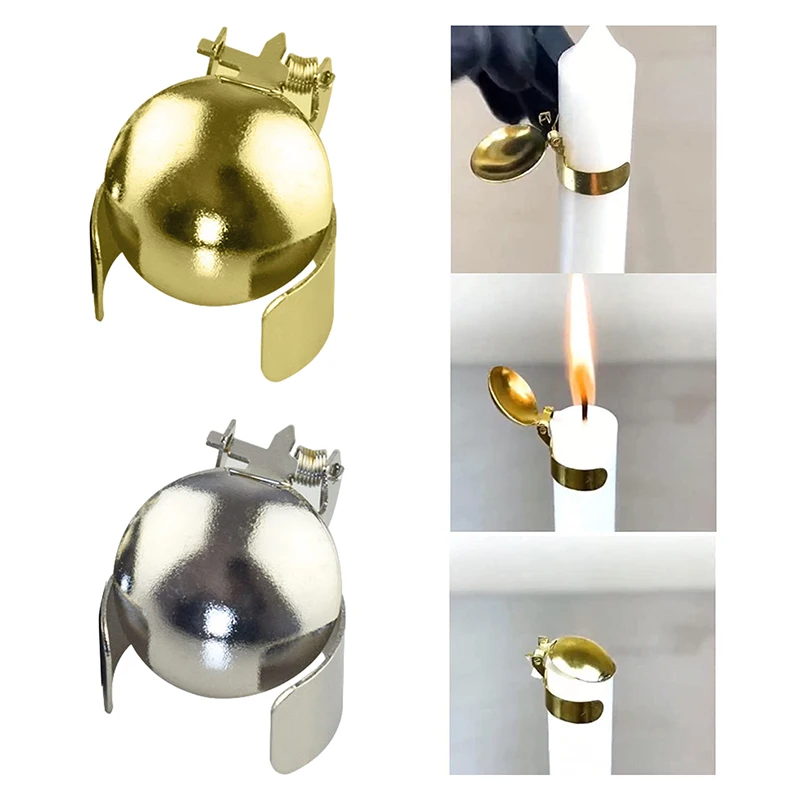 

Automatic Candle Snuffer Fire Extinguisher Putting Out Flame Safely Wick Flame Extinguishing Clip Home Indoor Outdoor Accessory