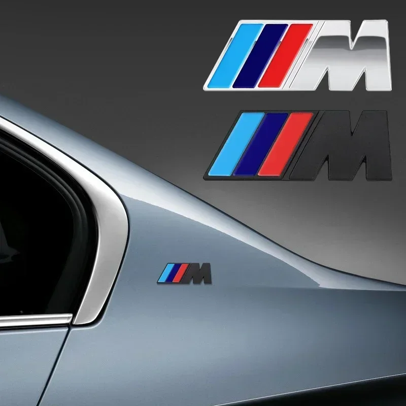 2 шт. наклейка с эмблемой на боковое крыло автомобиля для Bmw M M3 M5 E90 E60 F10 F20 F30 E46 G20 X1 X3
