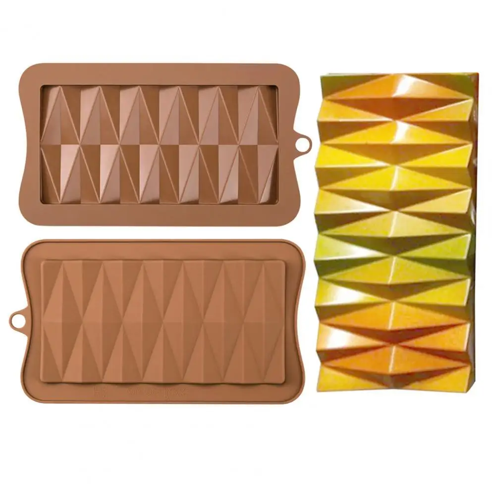 

Sugar Craft Mold Cake Mold Non Stick Easy to Demold Silicone Assorted DIY Rectangular Fondant Mold Baking Accessories