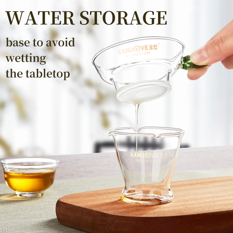 Термостойкий фильтр для чая из боросиликатного стекла художественный дизайн