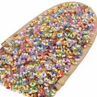 500pcspack 6mm multicolour sequins bead caps for clothing hat sewing supplies diy earrings bracelet jewelry making material
