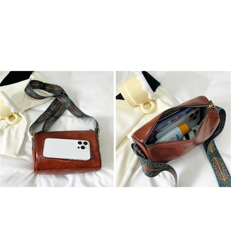 Fashion Luggage & Bags Women's Handbags Shoulder NEW Retro Style Square Business PU Casual Brown Mini Bolsa Feminina