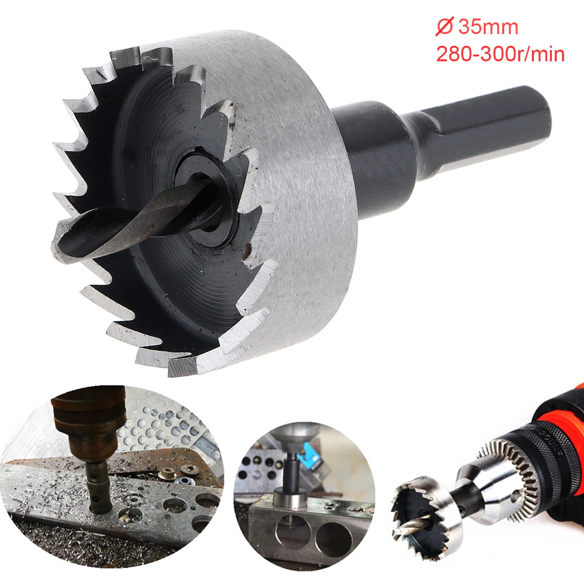 TORO HSS Hole Saw Cutter Drill Bits for Pistol Drills Bench 