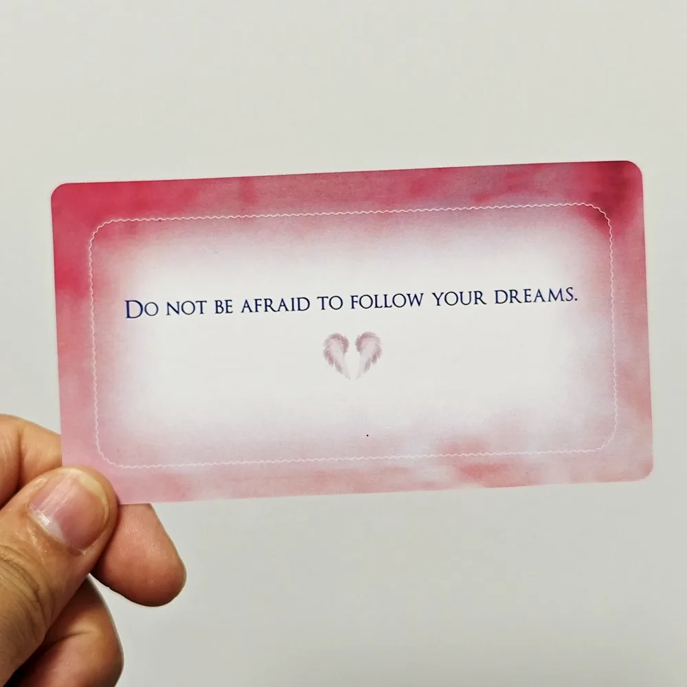 10 5*6 см пожелания ангела 40 карточек подтверждения вдохновляющего руководства из