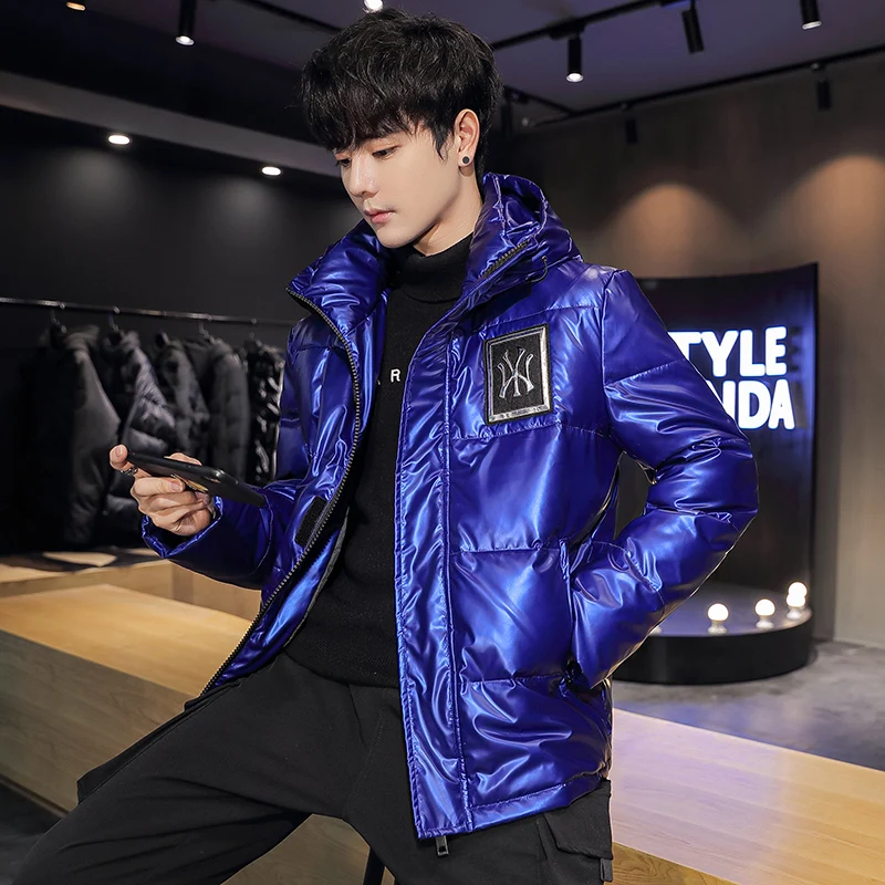 High Grade Puffer Jacket Men with Hoodie Parkas 2023 Fashion Solid Coats Chaquetas Doudoune Homme Erkek Mont Jackets Ropa Hombre