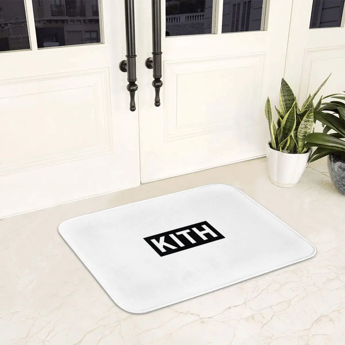 Kith Black Bogo противоскользящий коврик для двери напольный пыленепроницаемый ковер