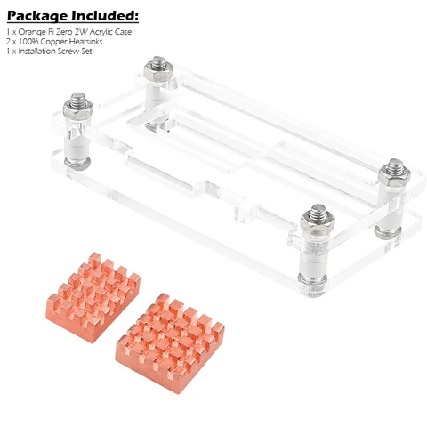 Корпус Goodsinzone для Orange Pi Zero 2W с медными радиаторами