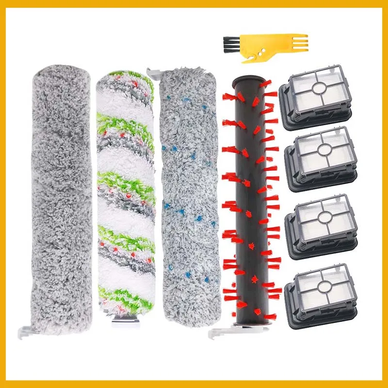 

2554A Roller Brush Filter Set For Bissell Crosswave Cordless Max Series 2554 2590 2593 2596 Wet Dry Vacuum Cleaner Spare Parts