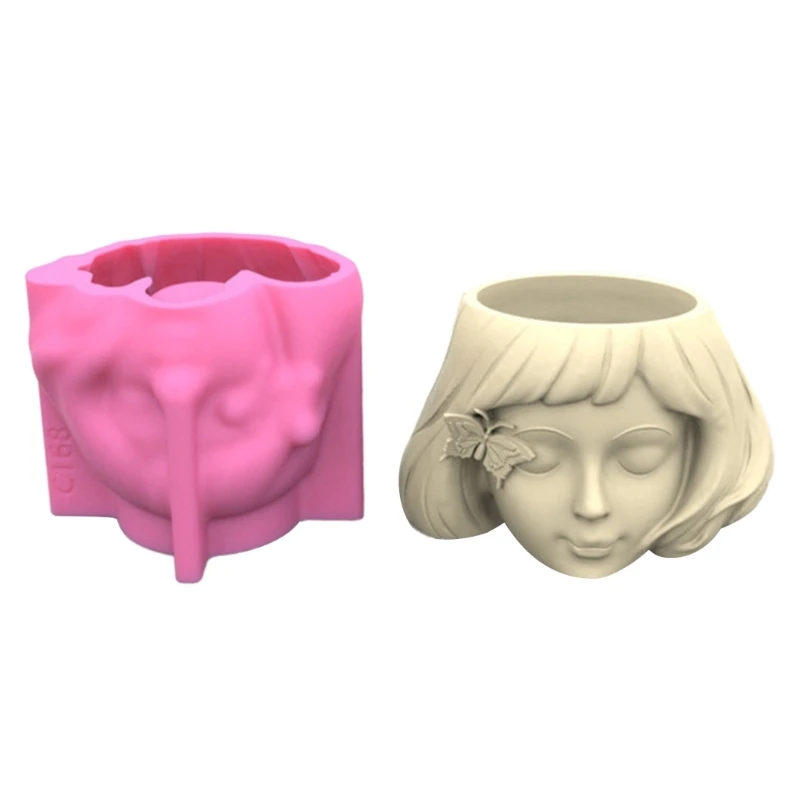 

Flower Pot Silicone Mold Concrete Succulent Planter Mould DIY Holder Mold Drop shipping